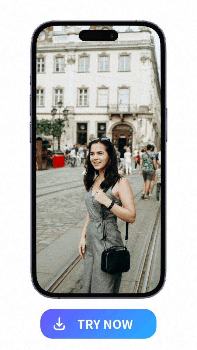 WhatsApp status idea of travel photos made with PhotoDirector